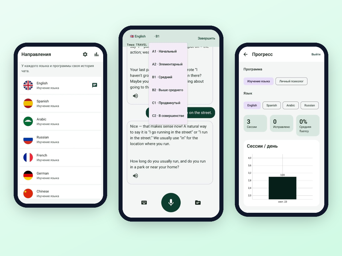 Multilingua — AI-репетитор для изучения языков